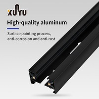 Éclairage sur rail LED COB à 2 fils en alliage d'aluminium, double rail, montage en surface, pour magasin de carrelage commercial, salle d'exposition, intérieur moderne, boutique