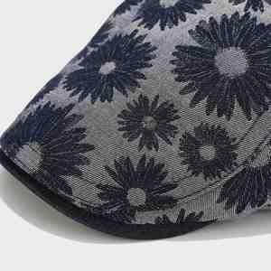 2024 Autumn New Trendy Daisy Print Newsboy <b>Hat</b> Men European American Beret Women Fashion Casual Ivy <b>Hat</b> - Product Image 3