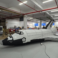 Avion gonflable géant, navette spatiale, modèle de vaisseau spatial pour activité sur le thème de l'espace, exposition de musée scientifique, autres événements