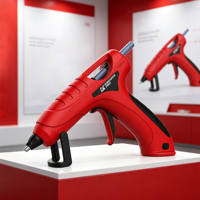 Pistolet à colle chaude sans fil JQ107B3 3,7 V avec batterie rechargeable et bâtonnets de colle de 7 mm pour le bricolage à domicile