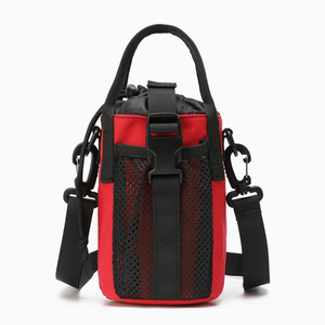 DF0208 Bolsa Porta Botella de Agua Portátil para Exteriores, Camuflaje Negro, Rojo, Caqui, Verde CP, con Correas para Hombro - Product Image 3