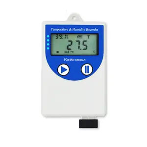 Gravador de temperatura sem fio longa vida, logger de temperatura usb