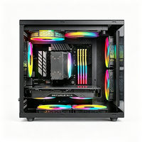 Ordinateur de bureau de jeu AMD Ryzen 5 7500F RTX 3060 12 Go de mémoire graphique 16 Go DDR5 1 To SSD Tour de jeu Esports pour la maison et le bureau