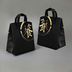 Sac à emporter de haute qualité, écologique, portable, en non-tissé, isolé avec feuille d'aluminium, laminé, imperméable et thermique - Product Image 1