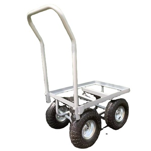 Chariot Poussoir pliable <span class=keywords><strong>Vélo</strong></span> Cargo <span class=keywords><strong>Remorque</strong></span> Bagages Chariot Main Camion Multifonction Stockage Chariot Étagères Caddy Cage Chariot - Product Image 4