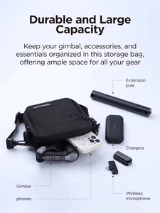 Sac à bandoulière de rangement pour stabilisateur de smartphone pliable Aochuan Gimbal pour Smart <span class=keywords><strong>X</strong></span> <span class=keywords><strong>Pro</strong></span>/XE/<span class=keywords><strong>X</strong></span> Gimbal 3 axes - Product Image 4