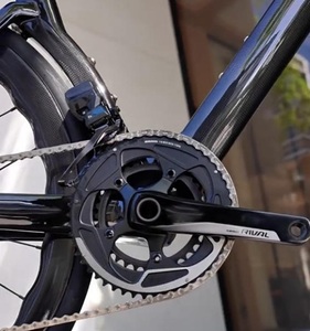 Vélo de route Twitterbike 700c entièrement en fibre de carbone avec freins à disque T8 et jeu de roues Rs-24s à vendre T8-disc, Rs-24s, roues en fibre de carbone - Product Image 6
