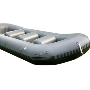 Phổ biến nhất bền 4.3m lớn hơn 8 người thuyền Inflatable whitewater đi bè thuyền để bán