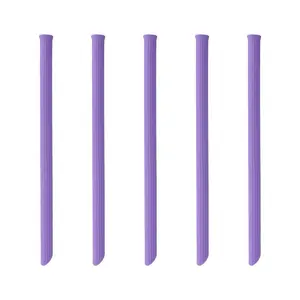 Wholesale Clear Silicone Drinking Straw Reusable Silicone Straws