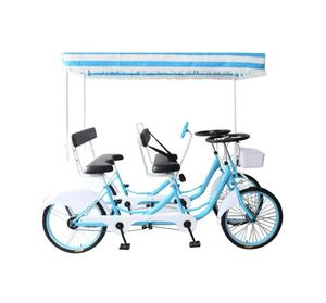 Vehículo <span class=keywords><strong>de</strong></span> Pedales Surrey <span class=keywords><strong>de</strong></span> Alta Calidad con Marco <span class=keywords><strong>de</strong></span> Acero Eléctrico para 4 Personas, con Frenos <span class=keywords><strong>de</strong></span> Pie y Llantas <span class=keywords><strong>de</strong></span> Aluminio, para Turismo, Parques y Visitas Turísticas - Product Image 5