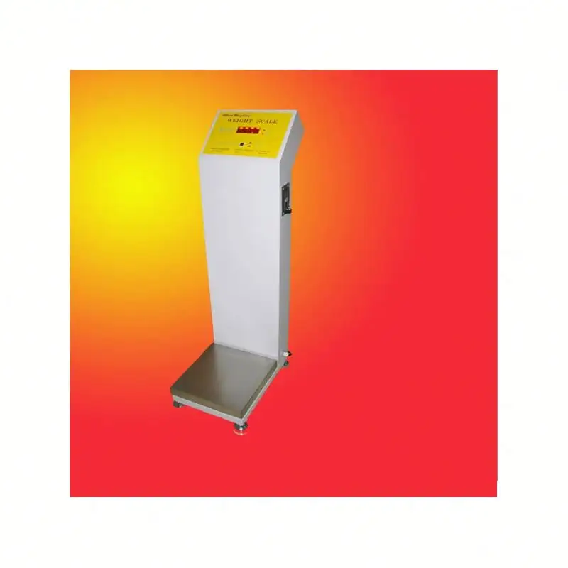 Hospital Weighting Scales Coin Operated weight and height Weighing Machines With BMI Vending Medical Scale