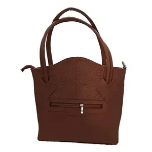 Bolso Tote de Piel de Vacuno y Nailon para Mujer, Marca Fana Penelope Chedron, Moderno, para Uso Diario, Verano - Product Image 5