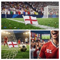 Maßgefertigte Wellige England St. George-Kreuz Flagge Hartemaille Anstecknadel, Englische Flagge Gedenk-Metallabzeichen