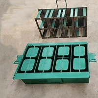 Machine de fabrication de briques électrique mobile 4 pièces 8 pouces 200mm béton faisant des briques