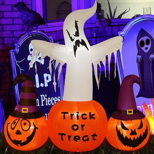 Inflables personalizados para Halloween, decoración al aire libre, patio, <span class=keywords><strong>fantasma</strong></span> aterrador, payaso, Araña, calabaza, modelo con LED para festivales y eventos - Product Image 3