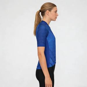 Maillot de Ciclismo Personalizado de Manga Corta con Cremallera Completa, Impreso, Ecológico, de Secado Rápido, Protección UV, Impermeable y Transpirable - Product Image 3