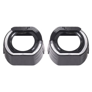 SANVI Auto Parts 2.5 Inch Car <b>Projector</b> Lens Shrouds Cover for Car <b>Light</b> Shrouds White Colors Car Accessories - Product Image 4