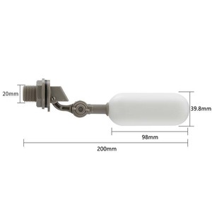 Válvula flotante de plástico para pecera, juego de válvulas de retención de bola mini para llenado automático de agua - Product Image 2