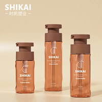 Bouteille transparente pour mousse pétillante de 150 ml et 200 ml, bouteille pour nettoyant visage en mousse, bouteille pour savon pour les mains et gel douche pour enfants