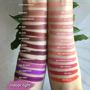 Biểu Tượng Tùy Chỉnh Nhãn Hiệu Riêng Vegan Khỏa Thân Son Môi Thiết Lập Thấp Moq Odm Cung Cấp Với Thời Trang Phong Cách Thương Hiệu Riêng Matte Son Môi Ống Son Bóng - Product Image 5