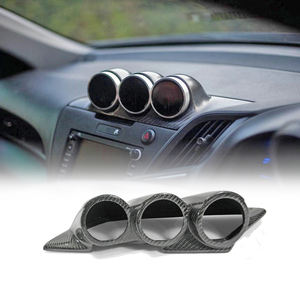 ชุดติดตั้งเกจ์สามช่องแบบคาร์บอนไฟเบอร์ สไตล์ JDM สำหรับ CRZ ZF1 ปี 2010-2016 (60 มม.) พวงมาลัยขวา - Product Image 6