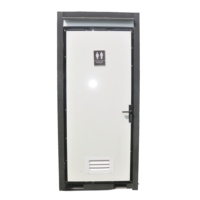 Toilettes mobiles à panneau sandwich en acier pour les toilettes publiques à vendre Remorque de luxe moderne et portable pour l'extérieur