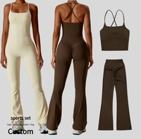 En gros : Haut de yoga, Vêtements de sport, Ensembles de fitness pour la gym, Débardeurs de course, Leggings, Leggings à effet froncé, Pantalons à jambes larges, Ensemble de leggings de sport
