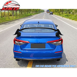 สปอยเลอร์หลังทรง Type R สีดำ สำหรับ Honda Civic รุ่นที่ 11 ซีดาน 4 ประตู ปี 2022-2026 - Product Image 2
