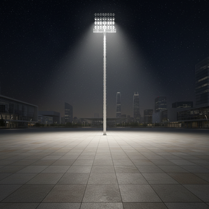20M-45M Mobile High Mast <b>Light</b> Tower with Hot Dip Galvanized Steel & Aluminum 10-Year Warranty for Construction Events - Product Image 1