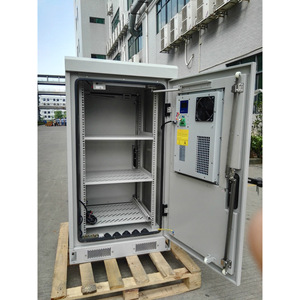 Armoire de communication extérieure Yuqiu intégrée en acier, étanche, avec contrôle de température, boîte de rangement rectangulaire - Product Image 2