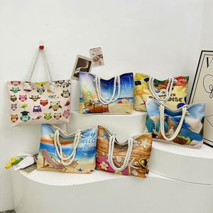 Bolso de playa para graduación, Navidad, bolso de viaje portátil, bolso de hombro informal, bolso de mano de gran capacidad, impermeable, ecológico - Product Image 2