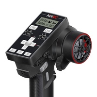Ensemble émetteur HOTRC 8CH 2.4G CT-6B et récepteur F-08A, télécommande pour voiture, bateau, char RC en plastique avec retour de tension LCD