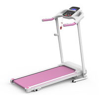 Caminadora Eléctrica de Alta Resistencia para Gimnasio en Casa con Inclinación Manual, Pantalla LED, Plegable para Interiores, Motor de 2.5HP, 12 Programas