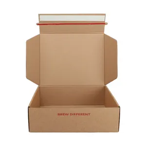 사용자 정의 로고 골판지 종이 대형 포장 배송 우편물 상자