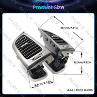 Grille de ventilation centrale intérieure pour tableau de bord Land Cruiser FJ100 LC100 LX470 55670-60100