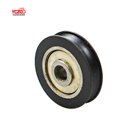 Rueda de Nylon y Aluminio con Rodamientos para Reemplazo, Diámetro 20mm, R-15, R15, Garrucha