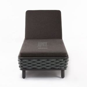 Custom Nordic Modern Rope Weaving Sun Lounger Nordic Patio <strong>Canopy</strong> <strong>Daybed</strong> Commercial <strong>Outdoor</strong> Lounge <strong>Daybed</strong> - Product Image 5