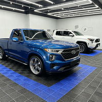 Grille de drainage en plastique colorée, emboîtable, haute capacité de charge, pour zone de lavage de voitures