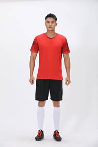 2025新设计聚酯纤维成人足球球衣套装儿童足球训练服 - Product Image 2