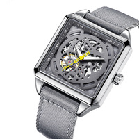 Montre mécanique de luxe pour homme en acier inoxydable, tourbillon, haute qualité, logo personnalisé, étanche, montre de sport