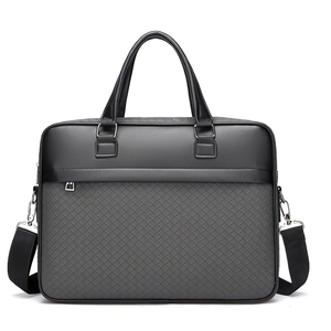 Maletín de Cuero Impermeable Premium para Portátil, con Múltiples Compartimentos de Almacenamiento, para Oficina y Reuniones - Product Image 5