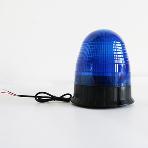 60W Haute Luminosité Bleu LED Voiture/Camion Avertissement Flash Balise Stroboscopique Base Magnétique D'urgence Ambulance École Wrangler EcoSport - Product Image 1