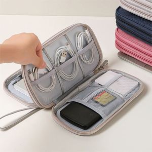Organisateur de câbles USB pour stockage numérique, sac de rangement pour écouteurs, stylos, batterie externe, trousse de voyage - Product Image 6