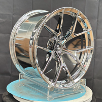 Jantes en alliage concaves profondes chromées 18 19 20 21 22 24 pouces 5x114.3/5x120/5x112/5x110 Roues forgées sur mesure pour BMW M3 M4 Porsche Nissan
