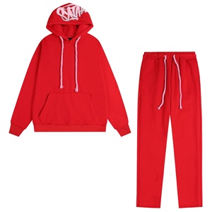 Nuova <span class=keywords><strong>Tuta</strong></span> Sportiva da Uomo in Stile Hip-hop con <span class=keywords><strong>Felpa</strong></span> <span class=keywords><strong>e</strong></span> Pantaloni in Pile Stampati Personalizzati, Casual <span class=keywords><strong>e</strong></span> di Tendenza - Product Image 2