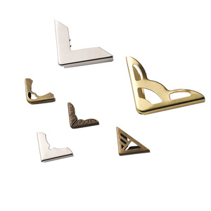 Protections d'angle en métal pour livres, protection des bords des carnets, accessoires décoratifs de style antique, finition argent, or, bronze - Product Image 5