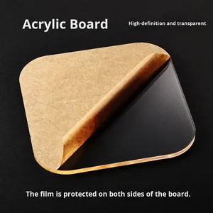 Lembaran Akrilik Transparan Pemrosesan Khusus 1-10mm Lembaran Plastik Keras Bahan Kerajinan Tangan DIY - Product Image 3