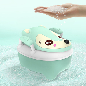 Siège d'entraînement pour bébé, siège de toilette en plastique, roulettes souples et faciles, mimic 3 pots de bébé - Product Image 1