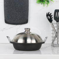 Tajine marocain vintage avec fond en granit antiadhésif et couvercle en acier inoxydable, design écologique et nouveau