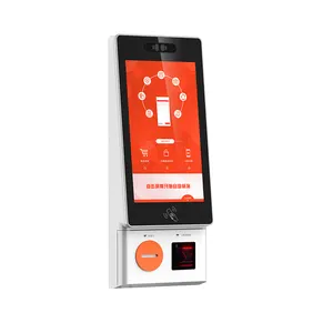 24 дюймовый Интеллектуальный автоматический сенсорный киоск для самостоятельной оплаты со сканером штрих-кодов, принтер, рекламный дисплей для супермаркета
